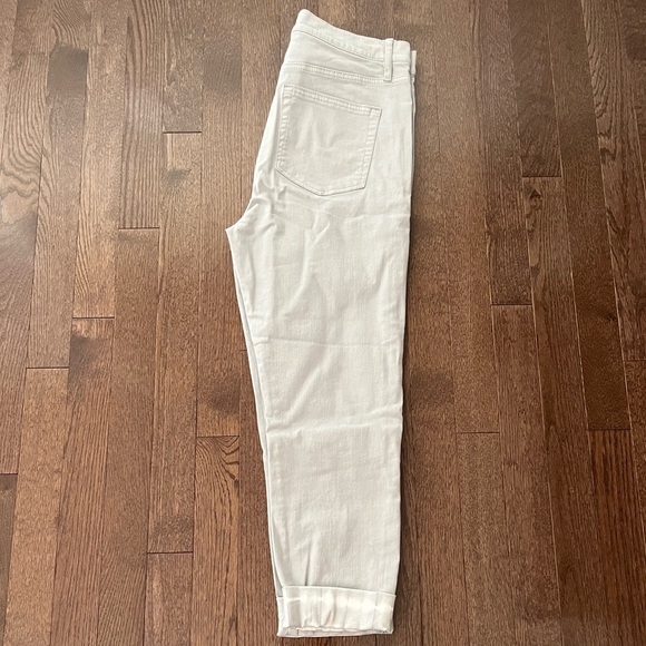 LOFT high waist skinny crop light grey tie dye detailed - Picture 7 of 12